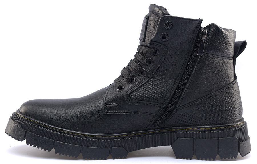 мужские ботинки натуральная кожа / натуральный мех corvetto