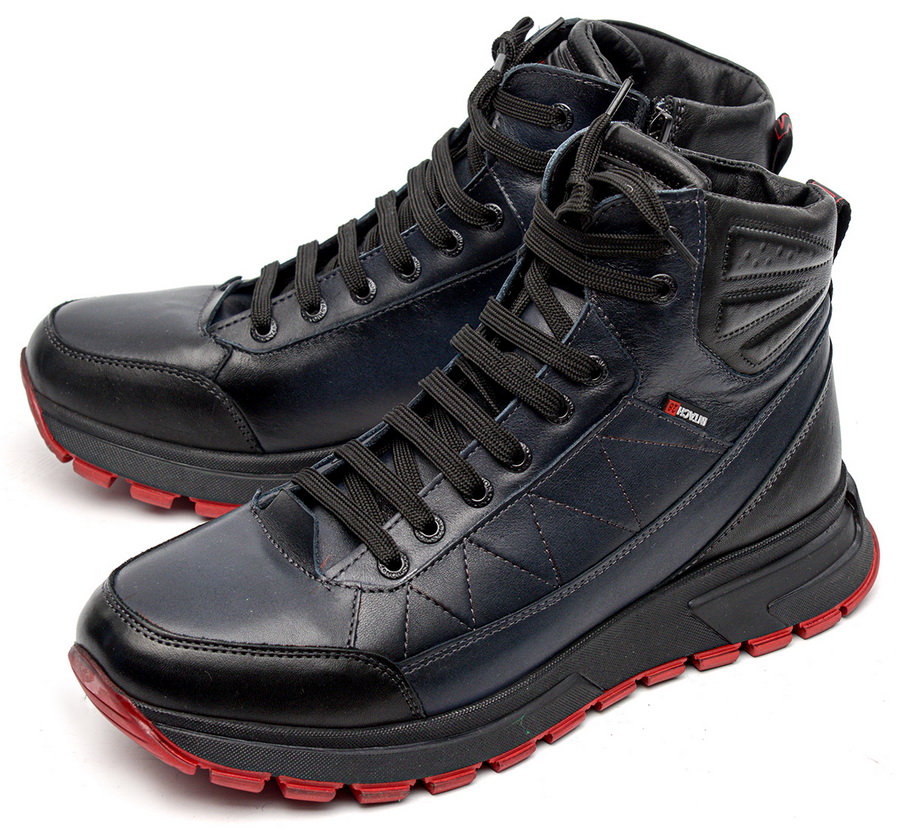 мужские кроссовки натуральная кожа / шерсть corvetto