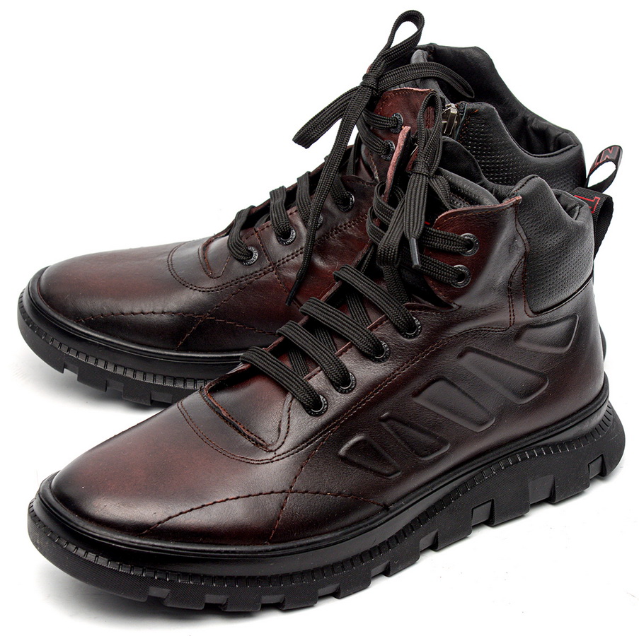 мужские кроссовки натуральная кожа / шерсть corvetto