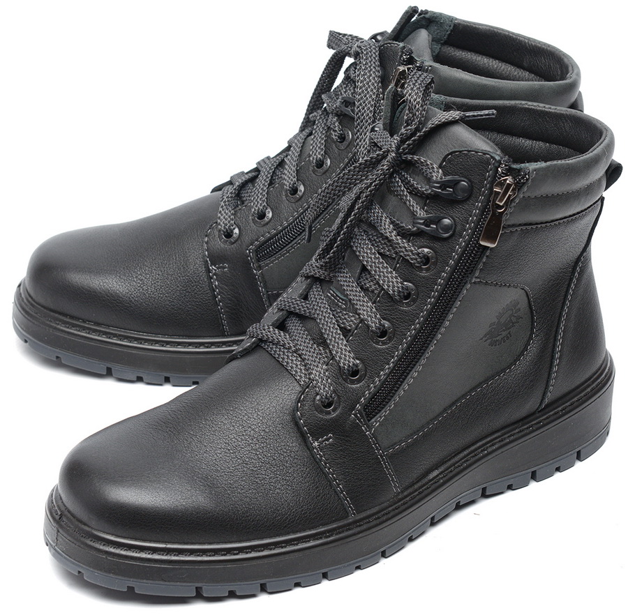 мужские ботинки натуральная кожа / шерсть росвест россия