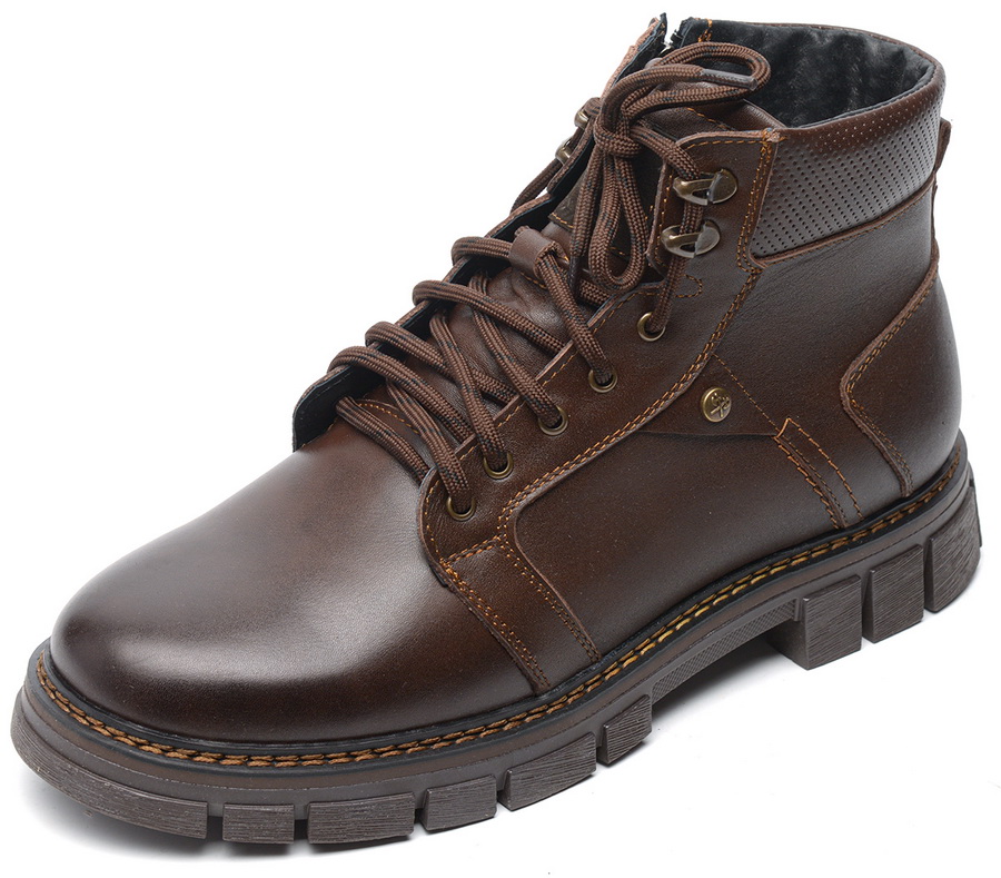 мужские ботинки натуральная кожа / шерсть wellkraft россия