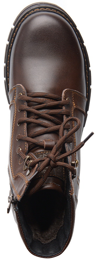 мужские ботинки натуральная кожа / шерсть wellkraft россия