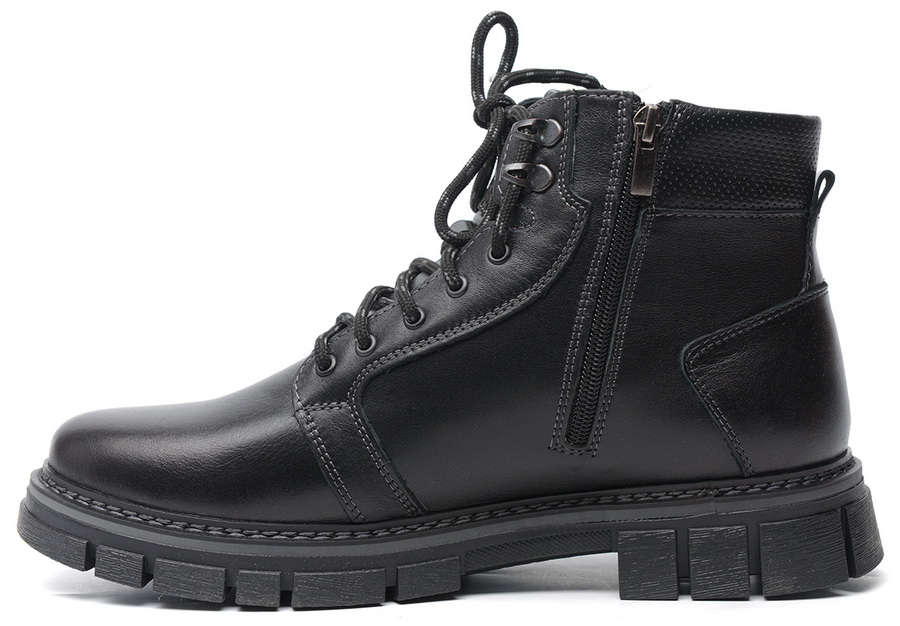 мужские ботинки натуральная кожа / шерсть wellkraft россия