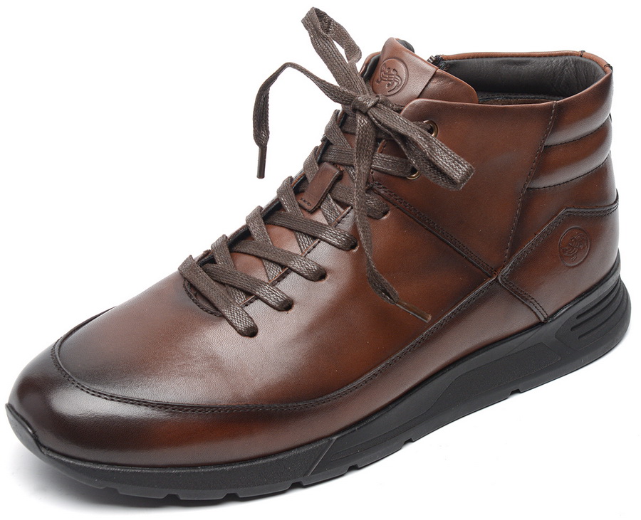 мужские ботинки натуральная кожа/байка salamander