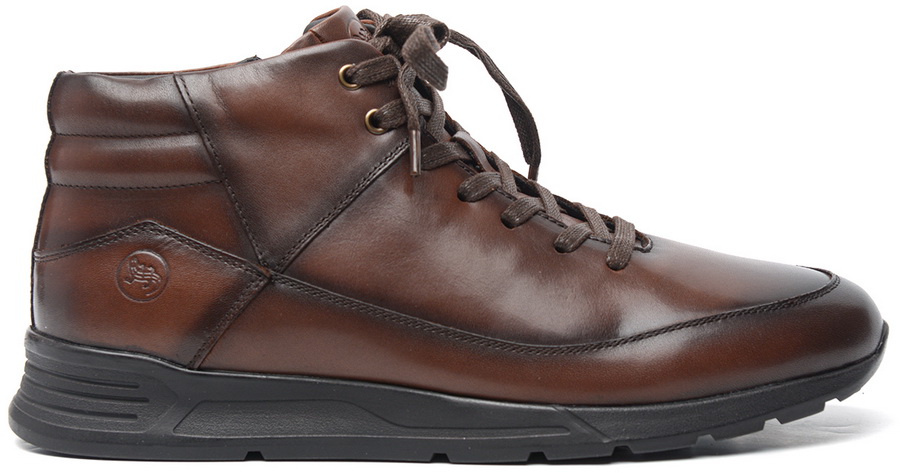 мужские ботинки натуральная кожа/байка salamander