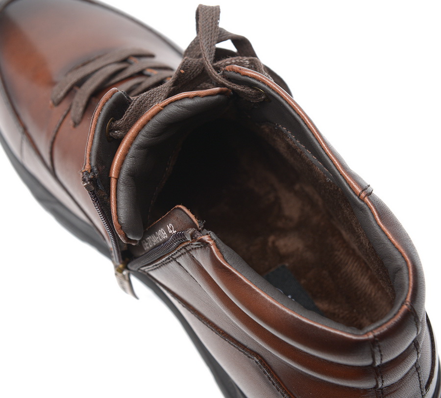 мужские ботинки натуральная кожа/байка salamander