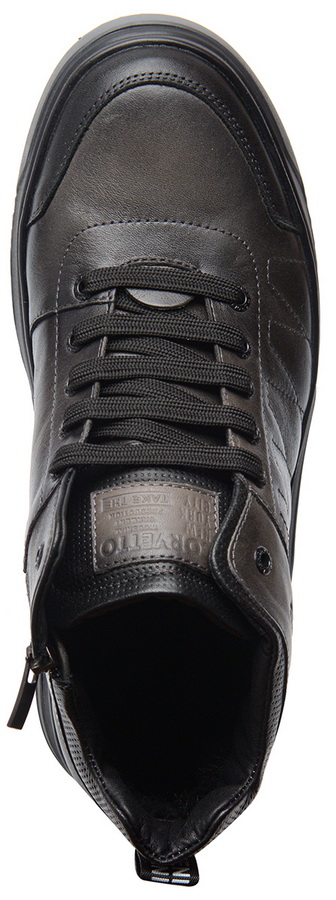 мужские ботинки полуспортивные натуральная кожа /натуральный мех corvetto