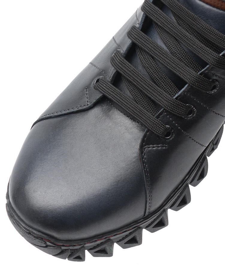 мужские ботинки полуспортивные натуральная кожа /шерсть corvetto