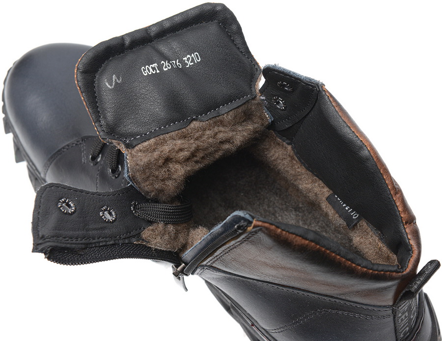 мужские ботинки полуспортивные натуральная кожа /шерсть corvetto