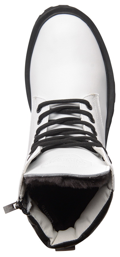 женские ботинки натуральная кожа / натуральный мех corvetto италия