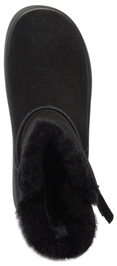 женские полусапоги натуральная кожа (велюр) / натуральный мех salamander