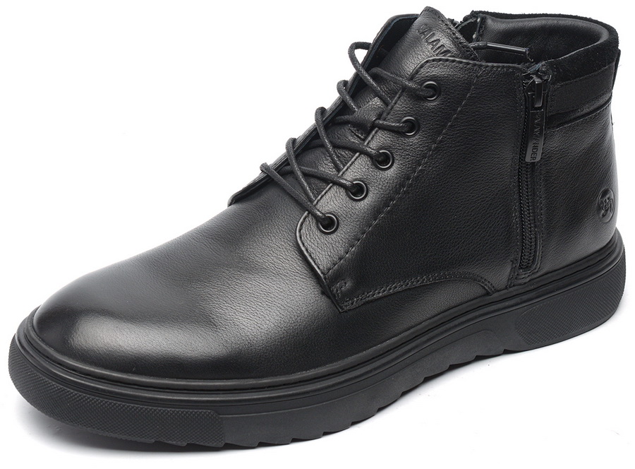 мужские ботинки натуральная кожа/натуральный мех salamander