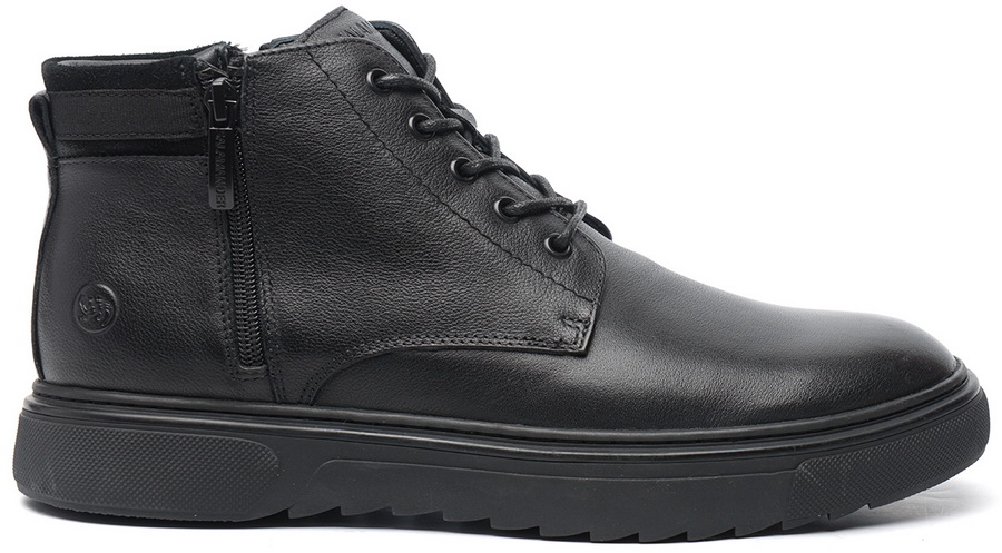 мужские ботинки натуральная кожа/натуральный мех salamander