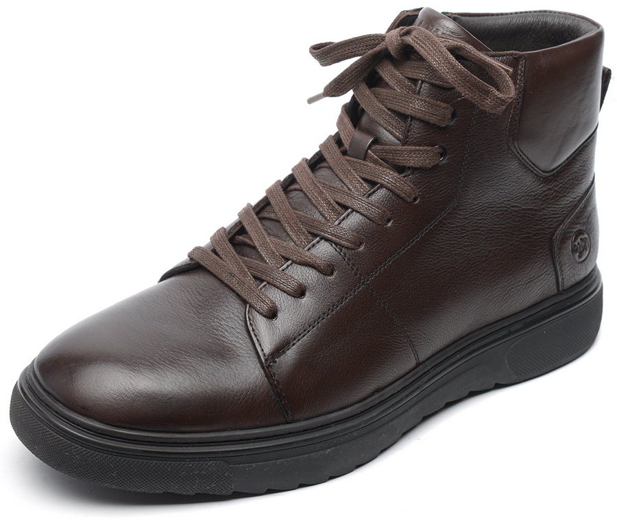 мужские ботинки натуральная кожа/натуральный мех salamander