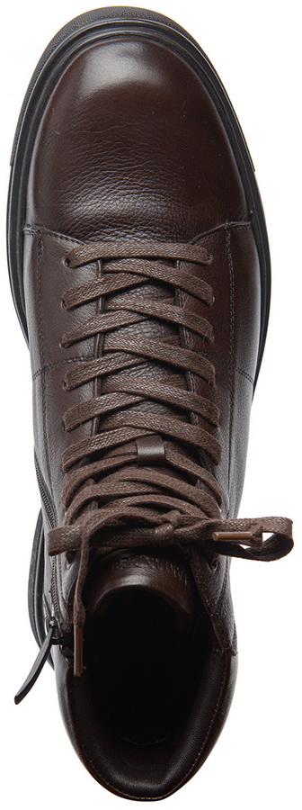 мужские ботинки натуральная кожа/натуральный мех salamander