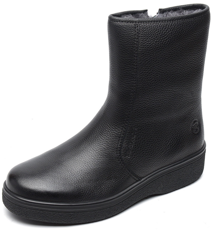 мужские полусапоги натуральная кожа/натуральный мех salamander