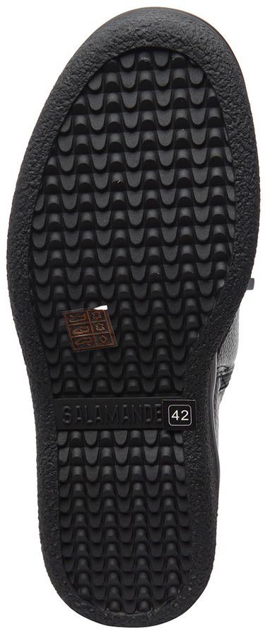 мужские полусапоги натуральная кожа/натуральный мех salamander