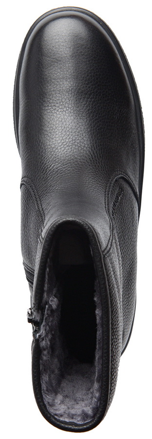 мужские полусапоги натуральная кожа/натуральный мех salamander