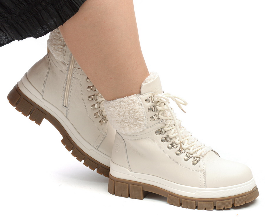 женские ботинки натуральная кожа / шерсть salamander