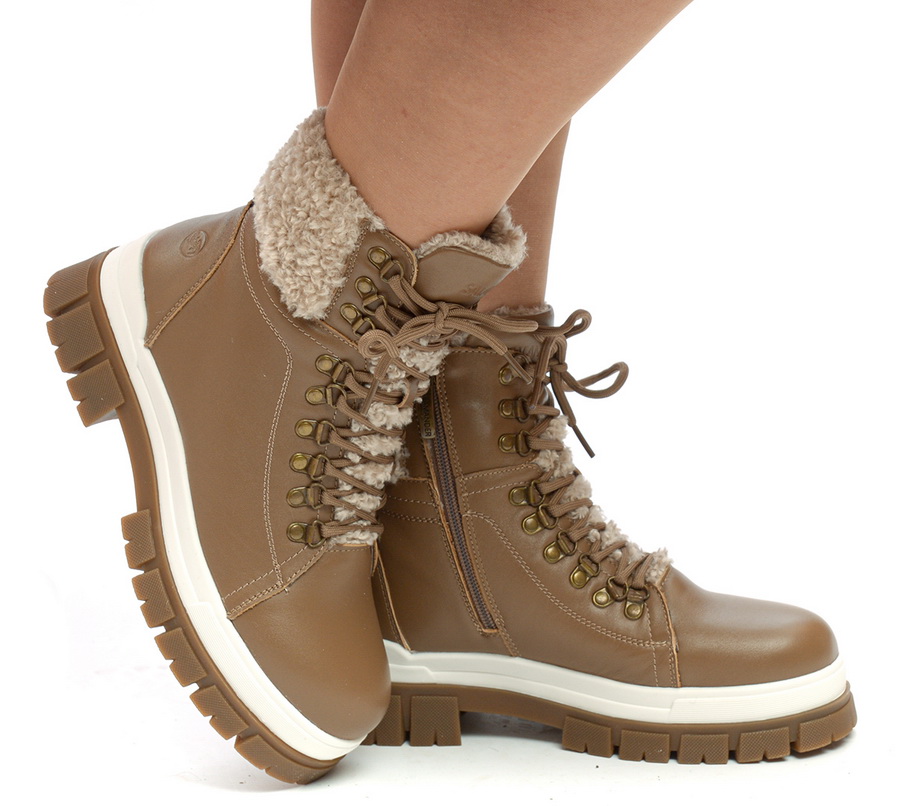 женские ботинки натуральная кожа / шерсть salamander