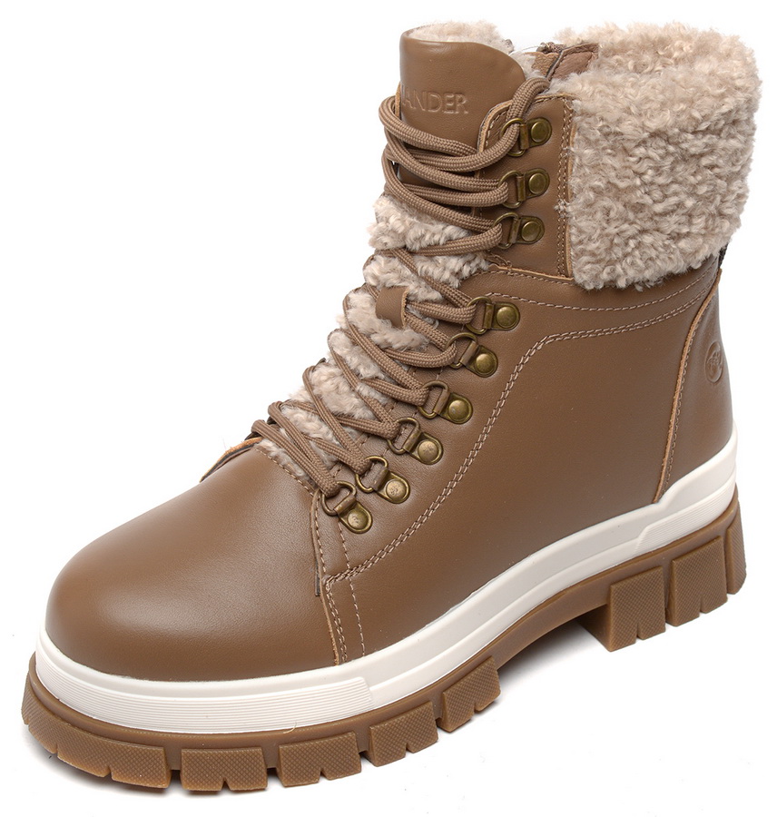 женские ботинки натуральная кожа / шерсть salamander