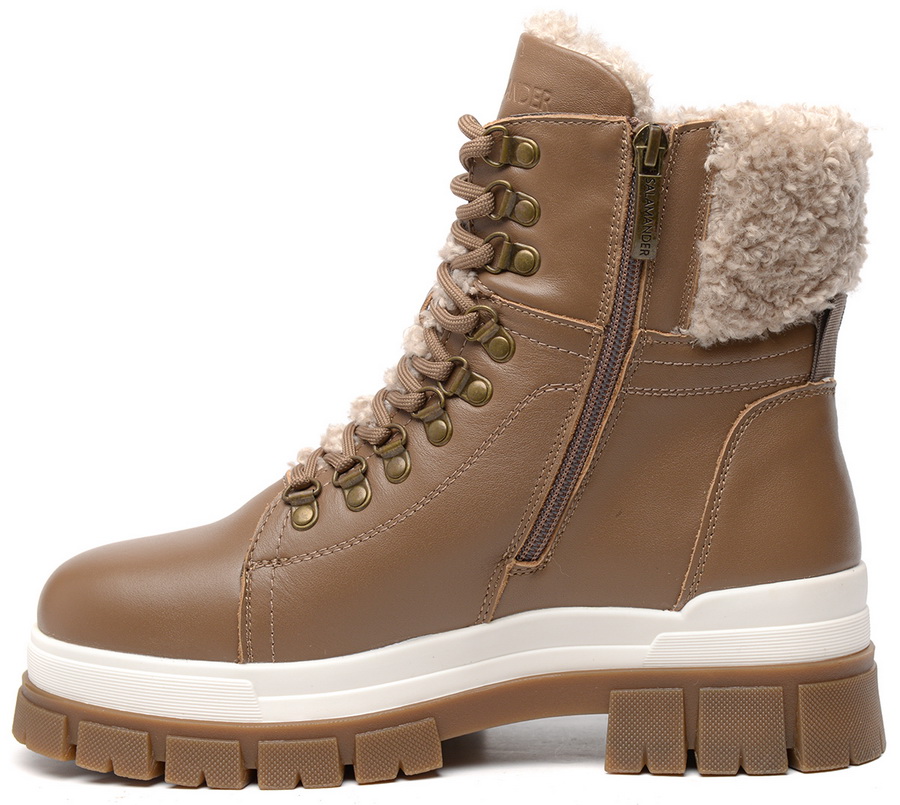 женские ботинки натуральная кожа / шерсть salamander