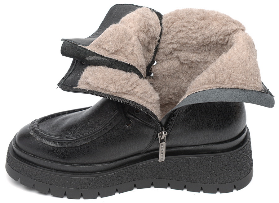 женские ботинки натуральная кожа / шерсть salamander