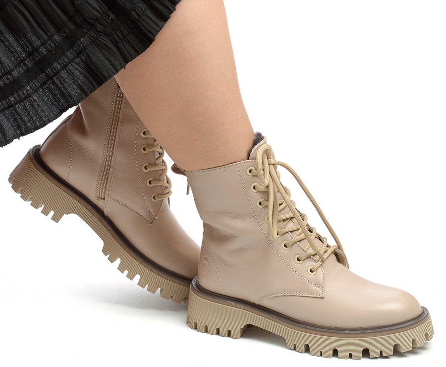 женские ботинки натуральная кожа / натуральный мех corvetto италия