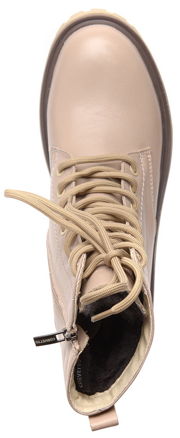 женские ботинки натуральная кожа / натуральный мех corvetto италия