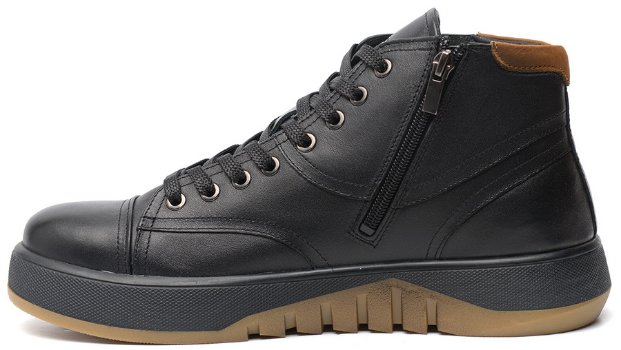 мужские ботинки натуральная кожа / шерсть corvetto