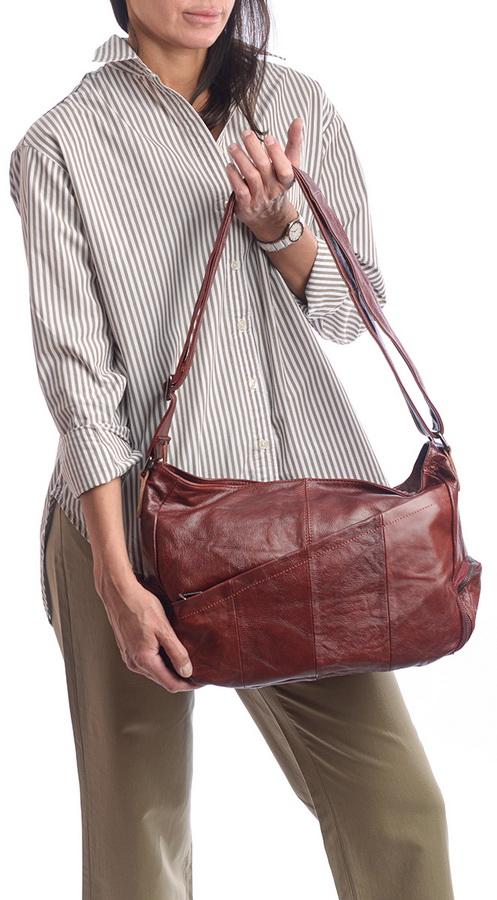 женская сумка натуральная кожа  kikilok корея