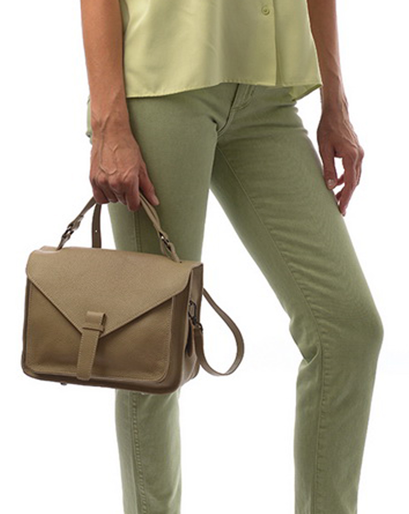 женская сумка натуральная кожа  kikilok корея