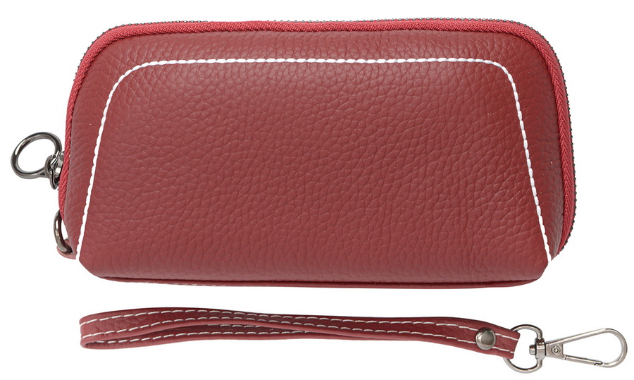 женский кошелек - мини-сумочка натуральная кожа гонконг