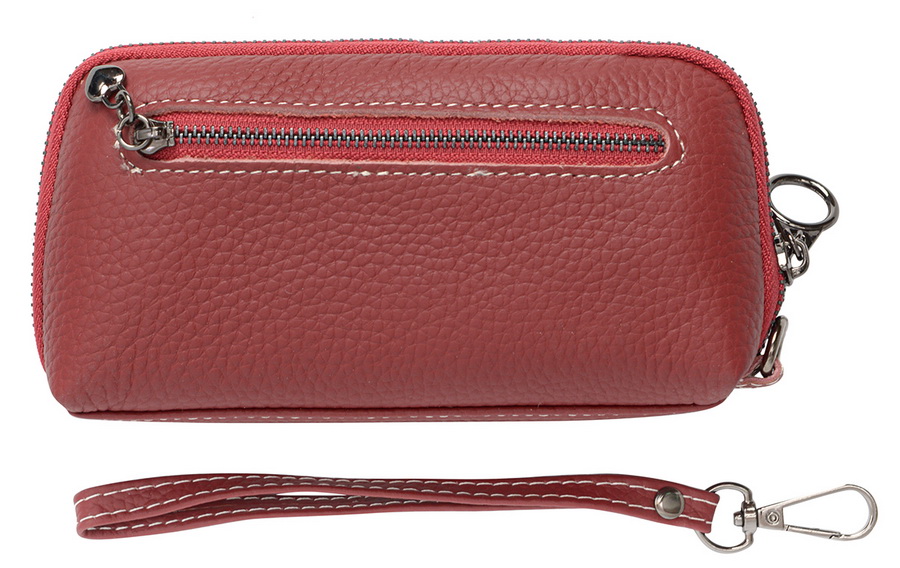 женский кошелек - мини-сумочка натуральная кожа гонконг