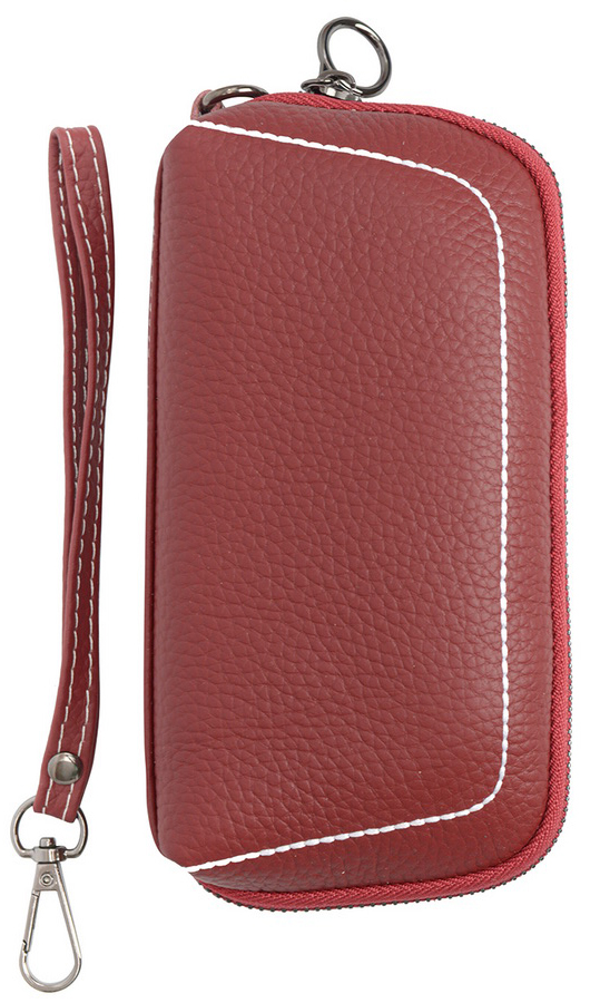 женский кошелек - мини-сумочка натуральная кожа гонконг