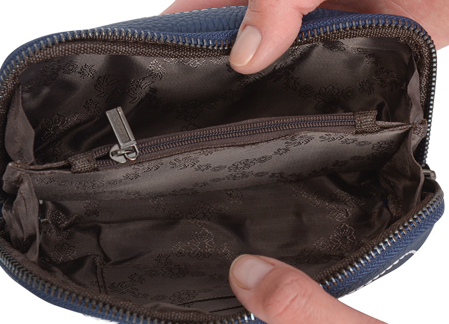 женский кошелек - мини-сумочка натуральная кожа гонконг