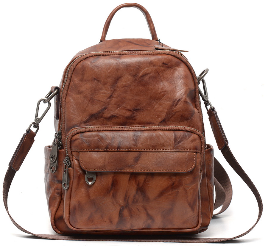 женский рюкзак натуральная кожа kiki lok корея