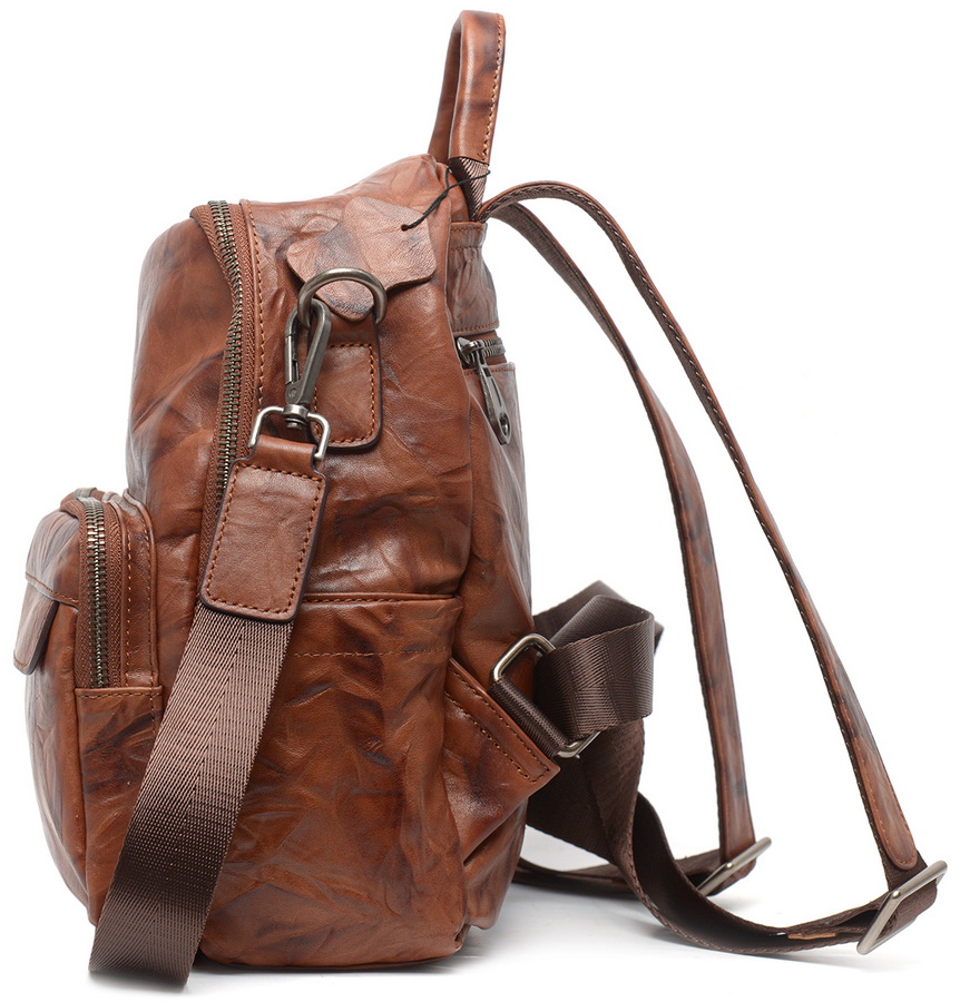 женский рюкзак натуральная кожа kiki lok корея