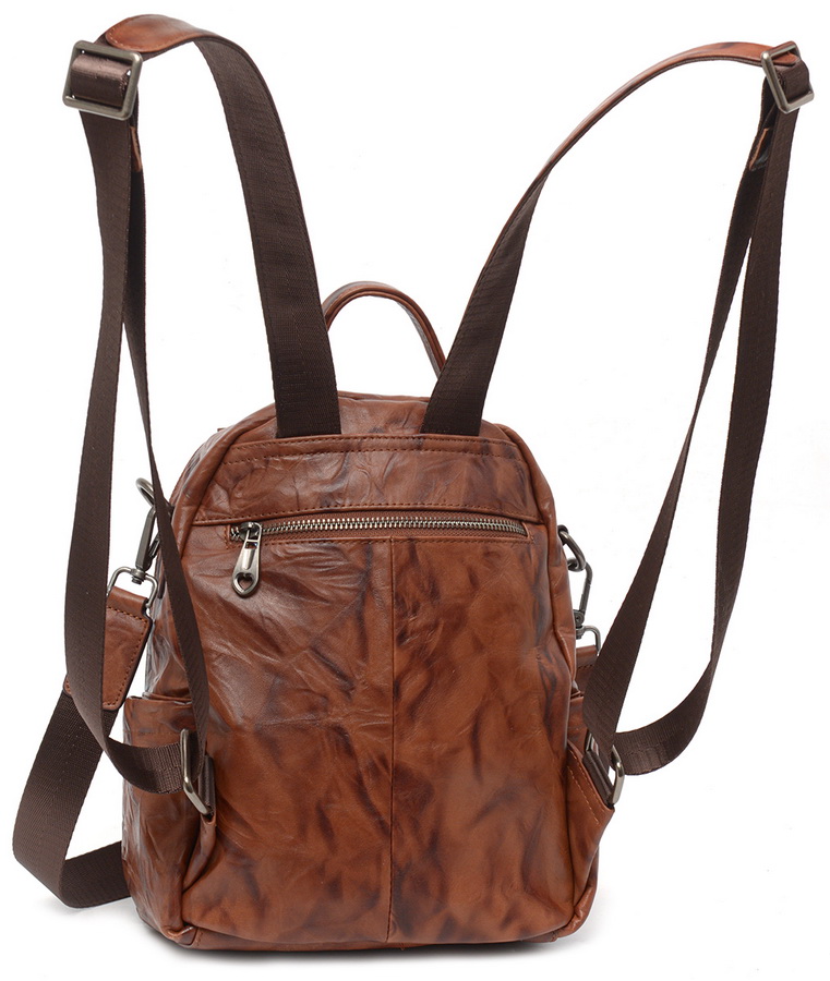 женский рюкзак натуральная кожа kiki lok корея