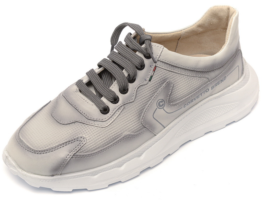мужские кроссовки натуральная кожа corvetto италия