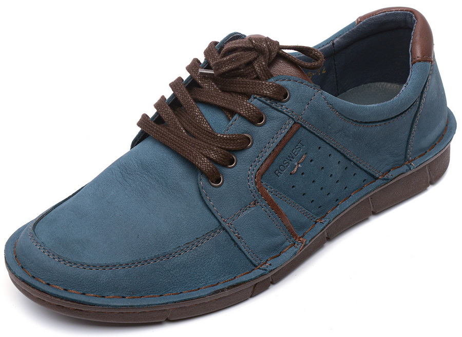 мужские полуботинки  натуральная кожа (нубук) росвест россия