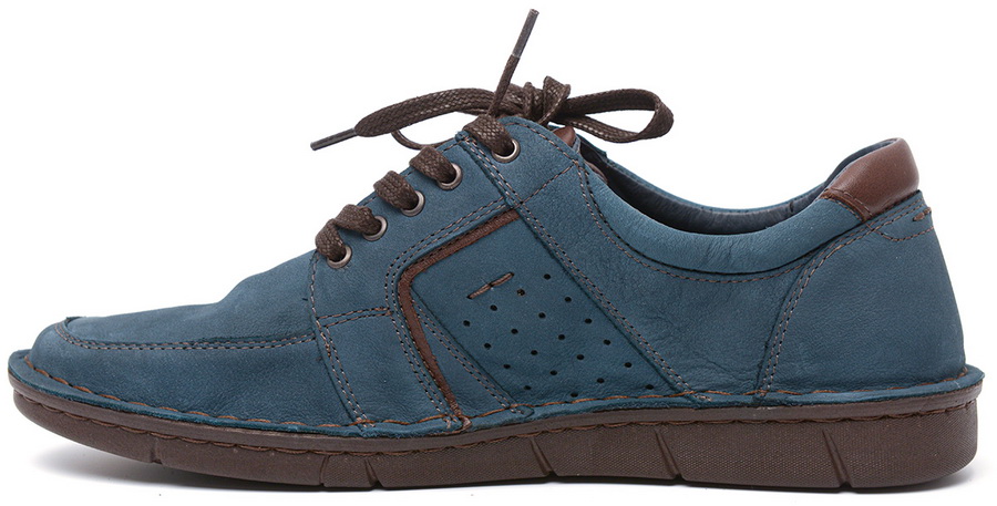 мужские полуботинки  натуральная кожа (нубук) росвест россия