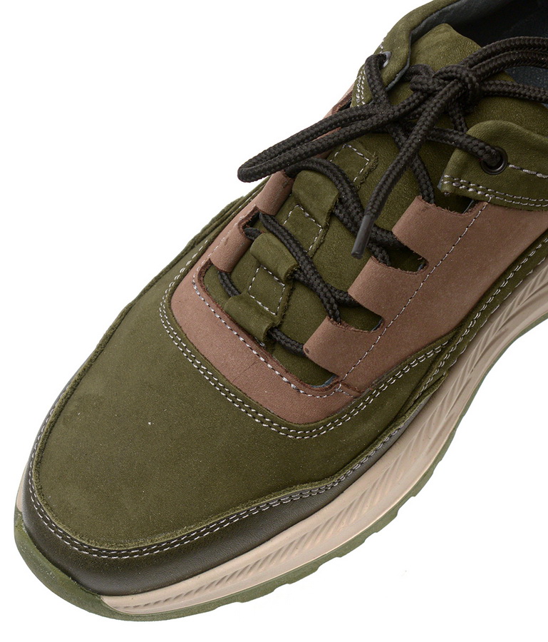 мужские кроссовки натуральная кожа+нубук corvetto италия