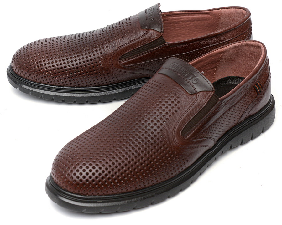 мужские полуботинки натуральная кожа corvetto италия