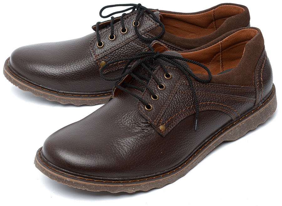 мужские полуботинки натуральная кожа goodzone россия