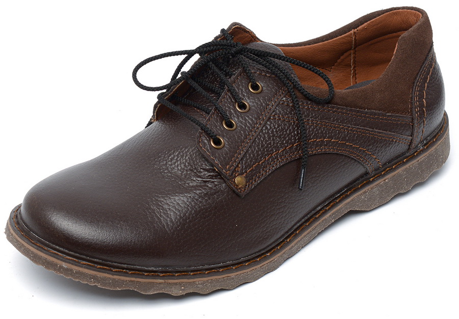 мужские полуботинки натуральная кожа goodzone россия