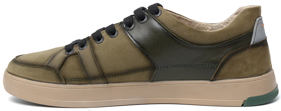 мужские кеды натуральная кожа (нубук) corvetto италия