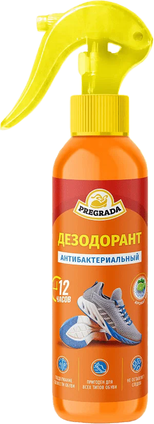 pregrada дезодорант-спрей д/обуви 200 мл