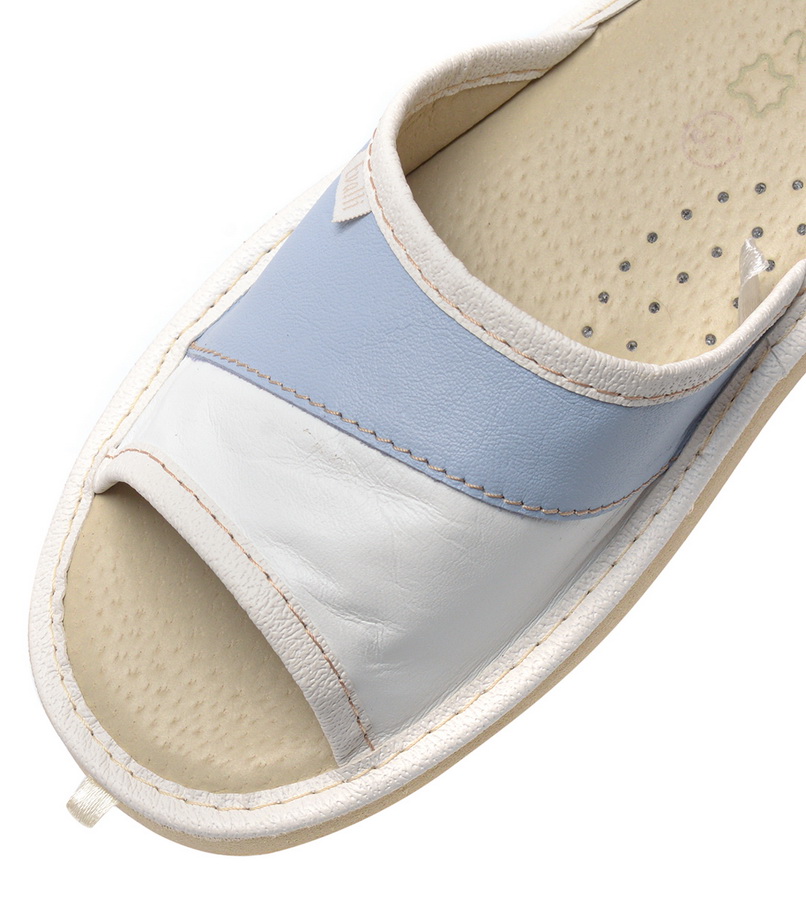 женские тапочки натуральная кожа evalli 