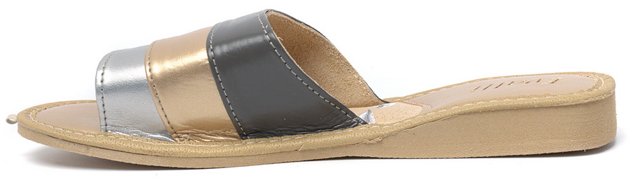 женские тапочки натуральная кожа evalli 